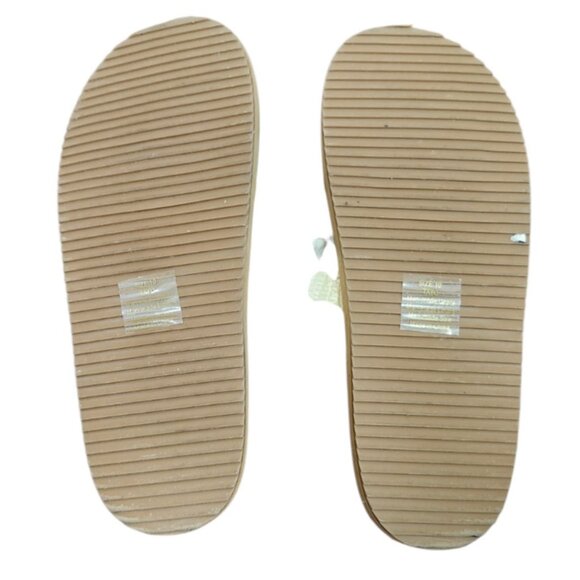 Billini Tayo Raffia Buckle Slide Sandals Natural Size 10 New Without Box - Picture 9 of 11